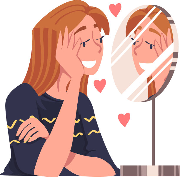 自爱与欣赏自己的女人性格图片下载