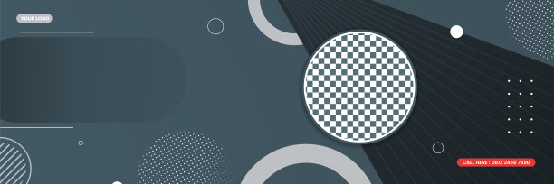 几何社交媒体张贴模板设计潮流抽象长横幅风格。可以用于社交媒体帖子，移动应用程序，横幅设计和网页/互联网广告图片下载