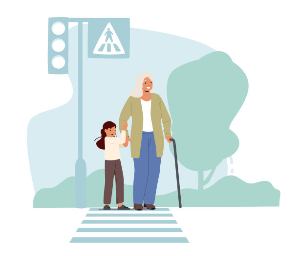 小孩城里人把老太太领过来图片下载