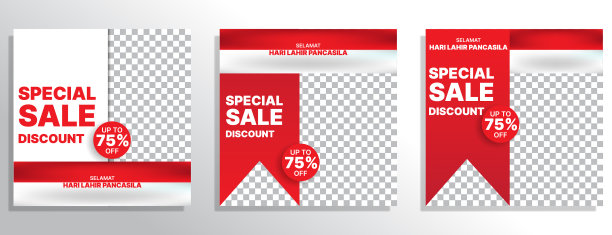 套装销售横幅特别pancasila日在图片下载