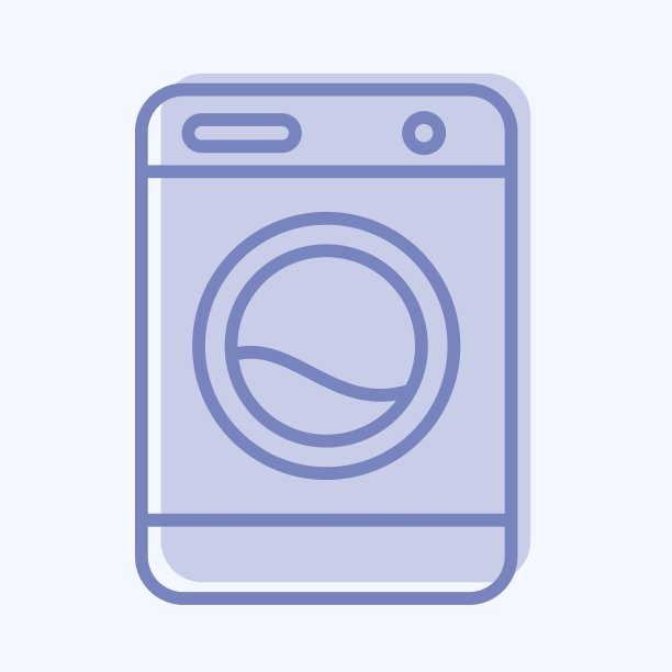 图标垫圈。适合儿童的标志。两个音调的风格。简单的设计可编辑。设计模板向量。简单的说明图片下载