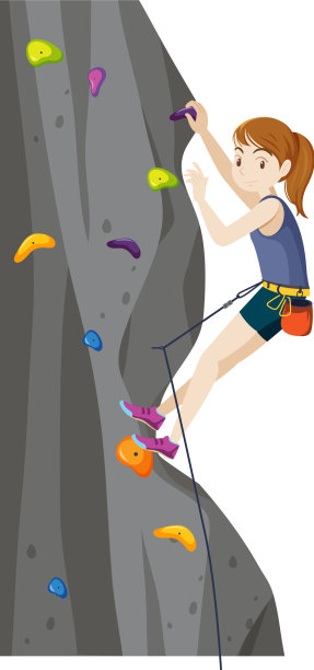 室内攀岩馆图片下载