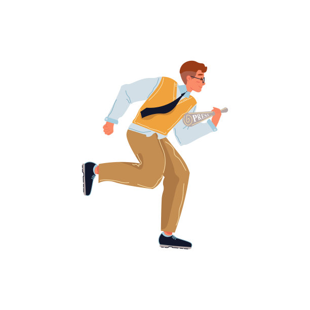 平面卡通运行办公室的人物工作流程和图片下载