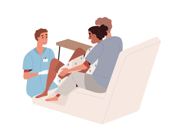 在医院分娩的妇女的伴侣图片下载