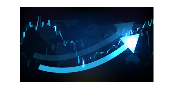 抽象的未来科技蓝色背景图片下载