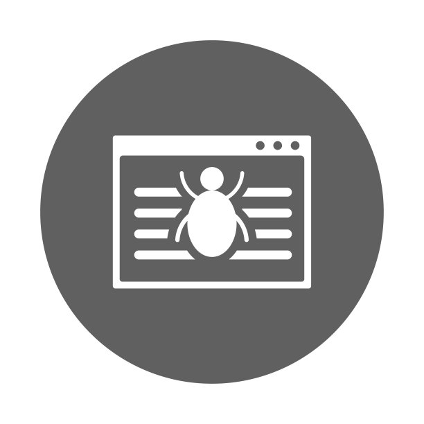 Web爬行图标。灰色的矢量图形。图片下载