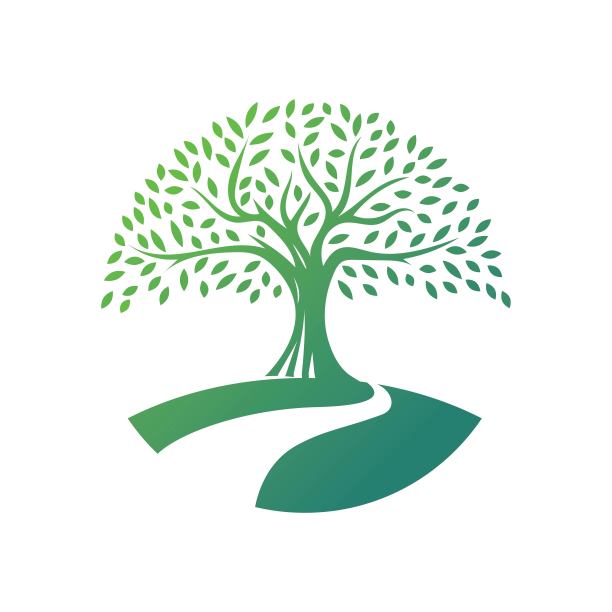 树标志设计矢量图片下载