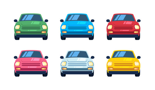 小型车集小型城市交通图片下载