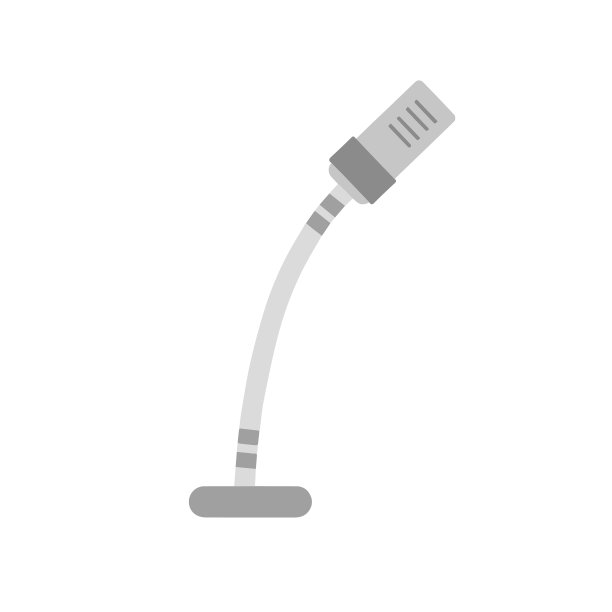 麦克风在站立扬声器讲话图片下载