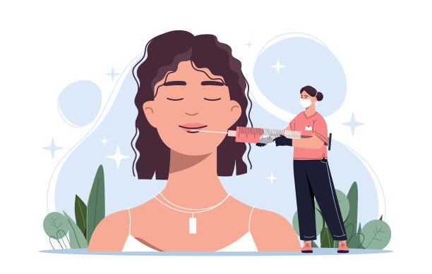 女人与填料图片下载