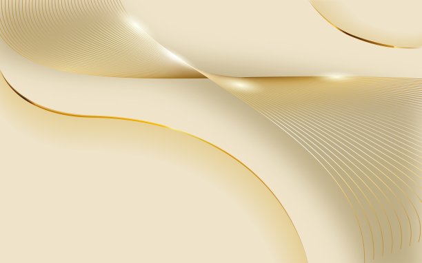 奢华的背景配上闪闪发光的金色线条元素，横幅封面设计。图片下载