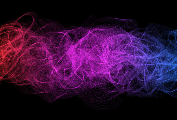 美丽而精致的波纹背景插图图片下载