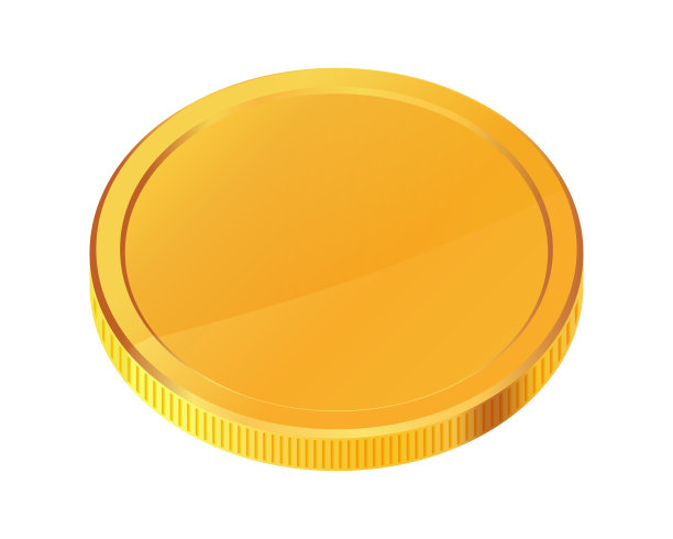黄金的钱。旋转金币。图片下载