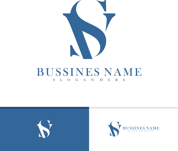 初始标志设计模板创意s v图片下载