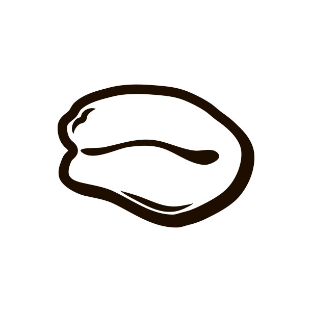 燕麦片图标在一个白色孤立的背景。图片下载