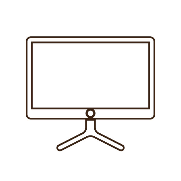 黑白电视标志图片下载