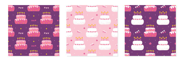 庆祝生日的蛋糕图案图片下载