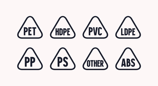 塑胶回收icon套装图片下载