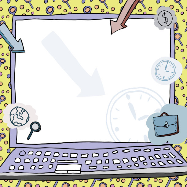 带有箭头显示的空白框架图片下载