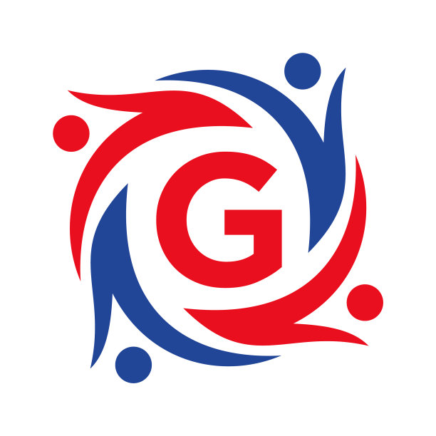 美国慈善标志上的字母g标志团结图片下载