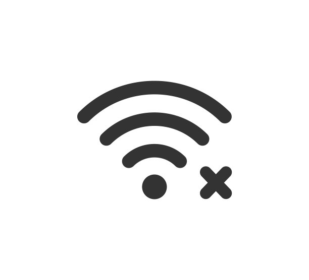 无线网络符号和交叉图标，干扰无线信号图片下载