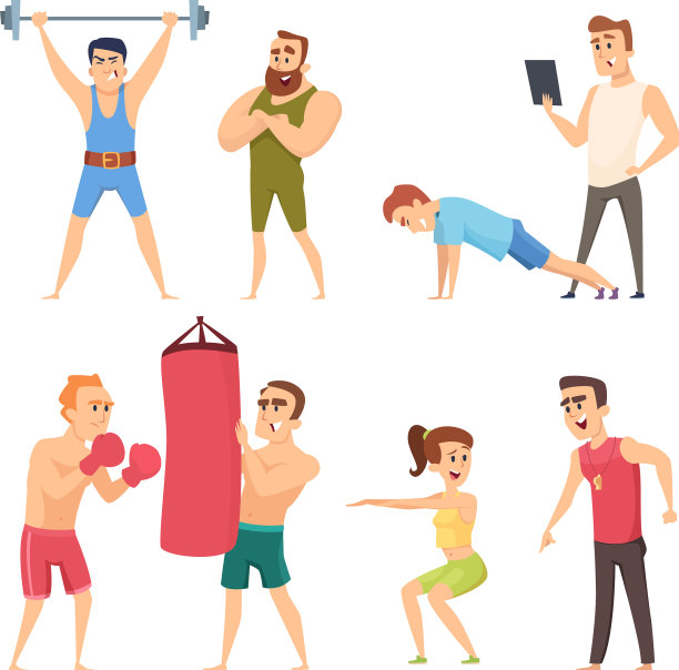 健身房的私人教练设定了角色图片下载