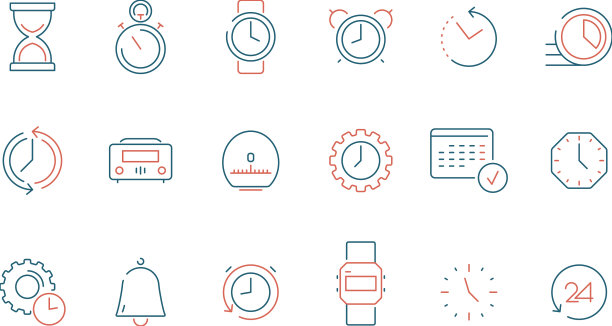 时间图标日历时钟手表快速计时图片下载