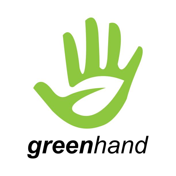 叶子和手的符号设计图片下载