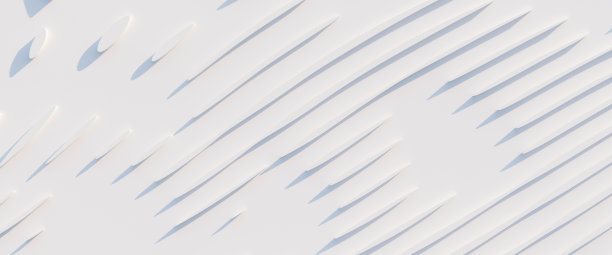 俯视图简单的空白白色讲台舞台背景。未来的技术设计。抽象的内部参数。空白打开3D插图模型。白色建筑苍白的几何图案。图片下载