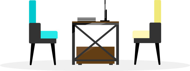 会客室半平色物体图片下载