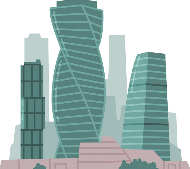 莫斯科城以高大的玻璃摩天大楼作为俄罗斯图片下载