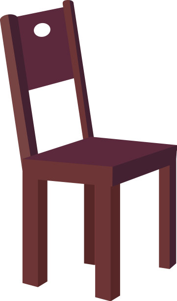 木椅半平色物体图片下载