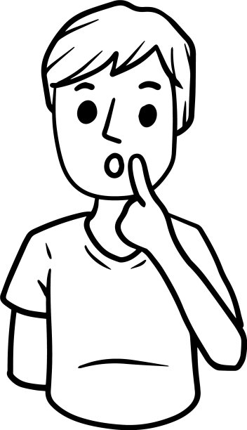 困惑的男人犹豫的情绪图片下载