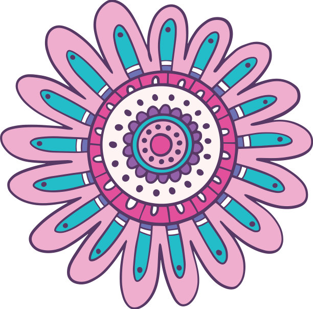 手绘菟丝子花孤立在白色图片下载