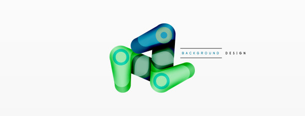 潮流创意极简几何背景图片下载