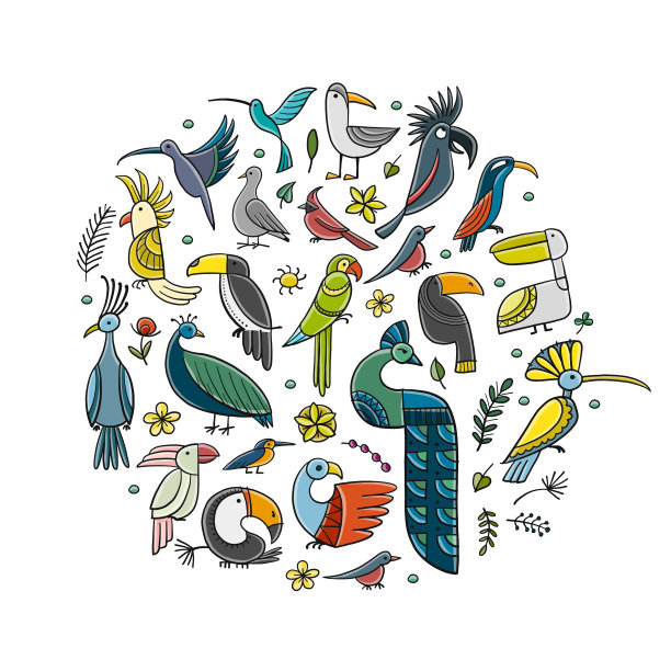 收藏粉红色天堂热带鸟类图片下载