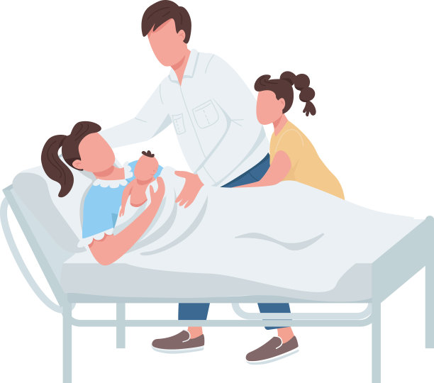 家庭欢迎新宝宝半平色图片下载