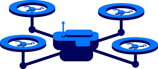 无人机与相机半平色对象图片下载