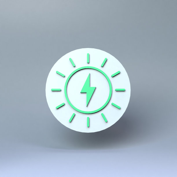 ECO图标。生态保护音乐会。3d渲染图。图片下载