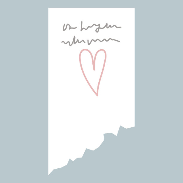 卡通纸心形便签纸可爱的废料图片下载