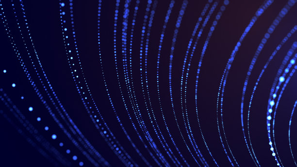 黑色和蓝点抽象豪华几何运动背景。无缝循环。视频动画超高清4K 3840x2160图片下载