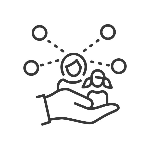 家庭关系线设计单一图片下载