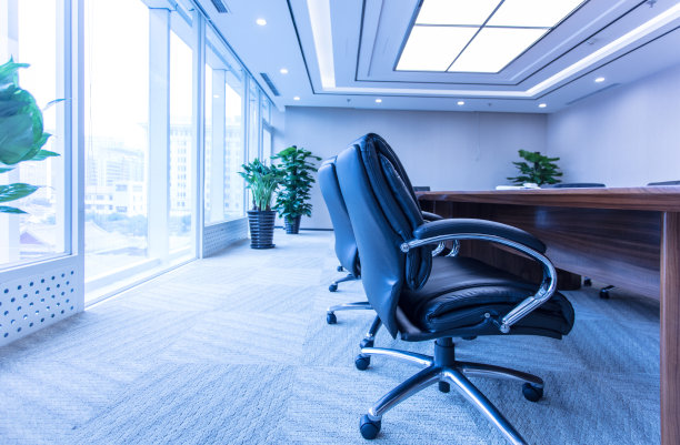 会议室设有落地窗图片下载