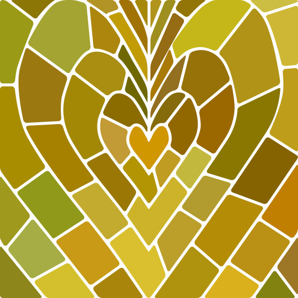 摘要矢量彩色玻璃马赛克背景图片下载