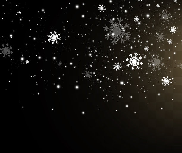 雪在自由落体。图片下载