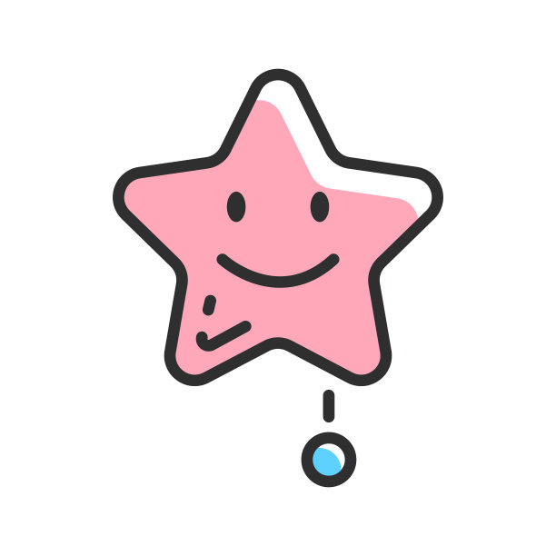 夜灯子图标的颜色。矢量图图片下载