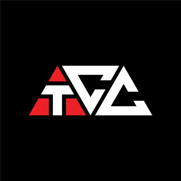 TCC三角形字母标志设计用三角形图片下载