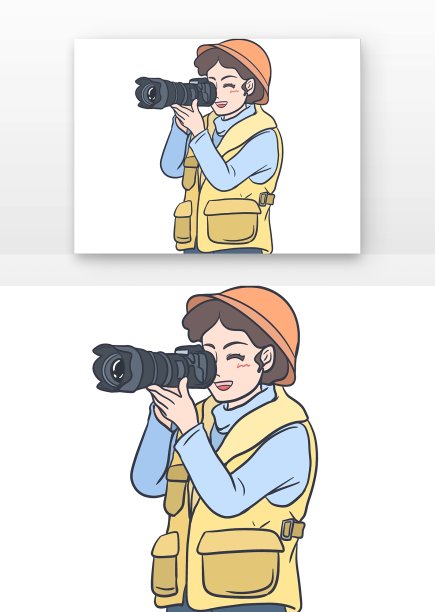 那摄影机摄影的女孩图片下载