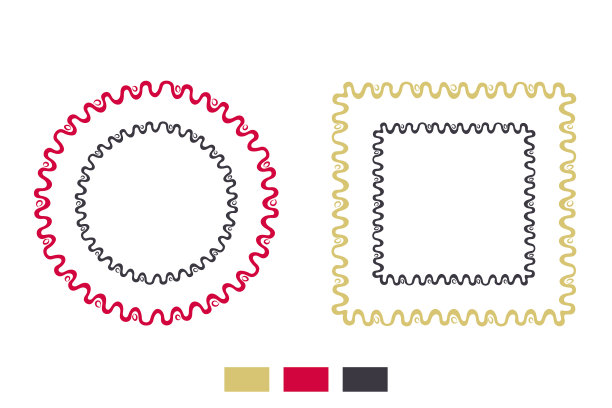 镜框轮廓设置手绘装饰漆图片下载