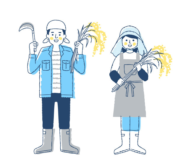 稻农的男人和女人谁有稻穗图片下载